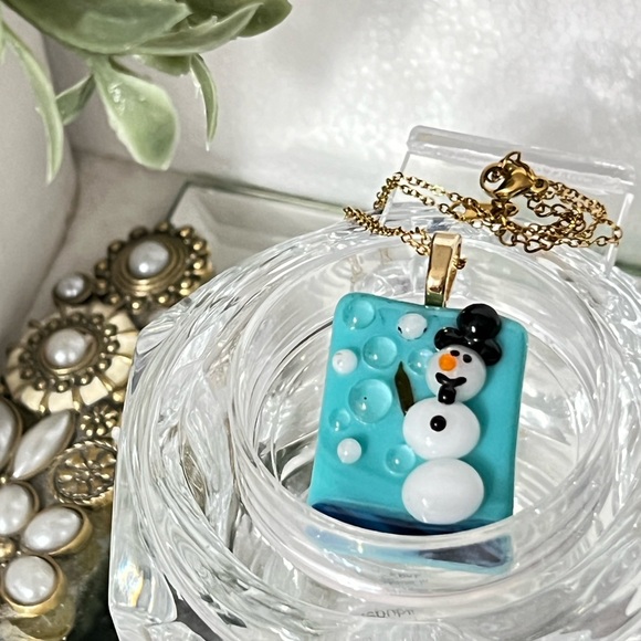 Snow ⛄️ Man Chain pendant - Picture 5 of 7